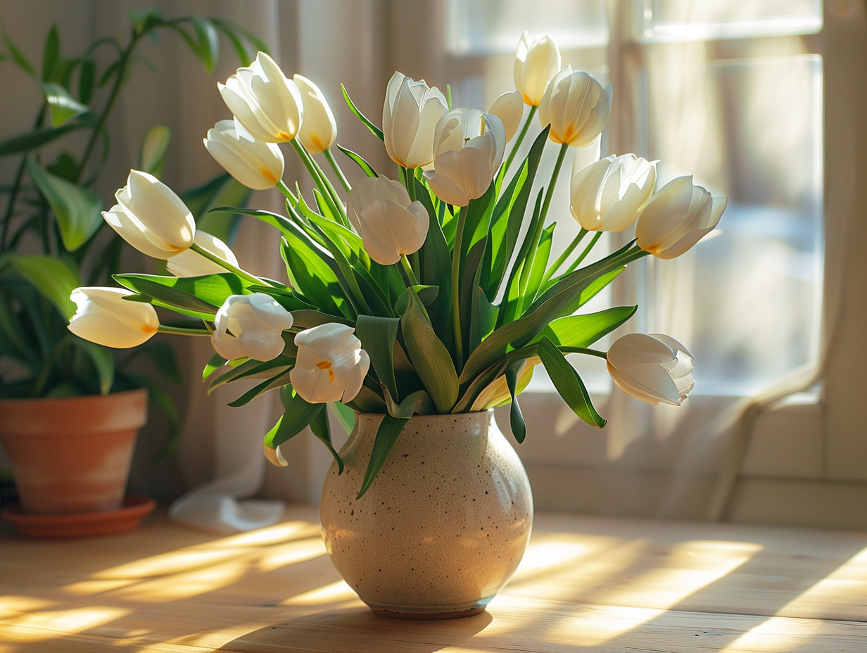 tulipe blanche