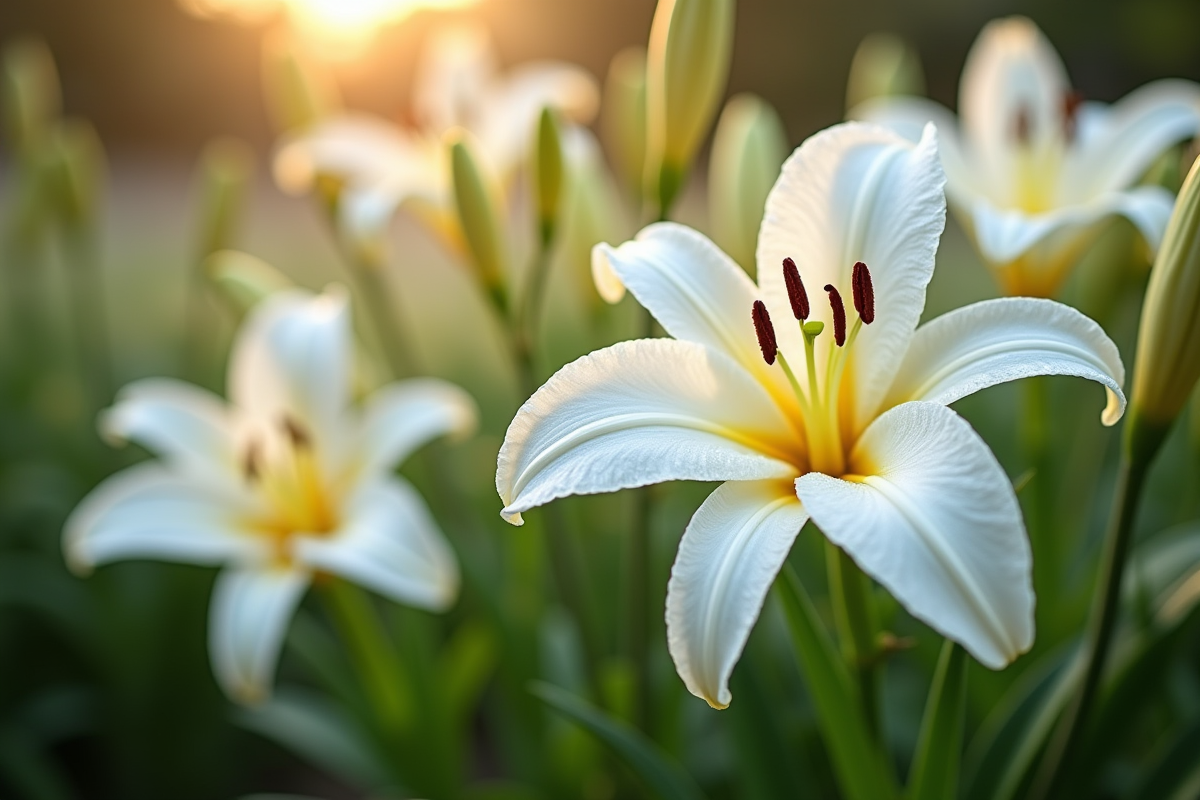 fleurs blanches